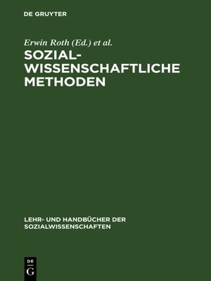 cover image of Sozialwissenschaftliche Methoden